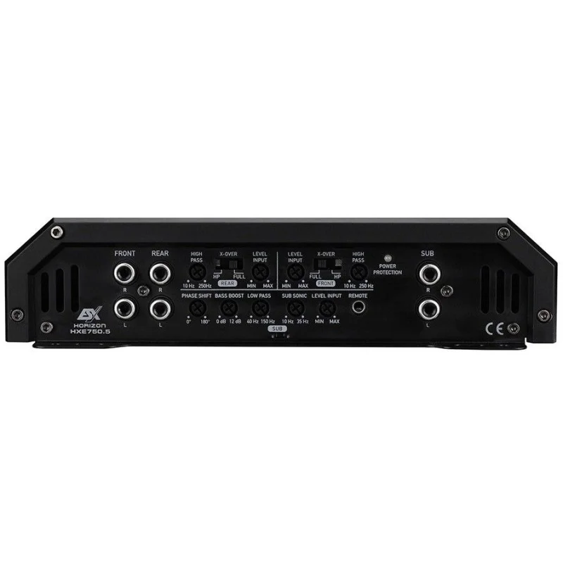 ESX Audio HXE750.5, amplificador clase A/B, analógico, 5 canales