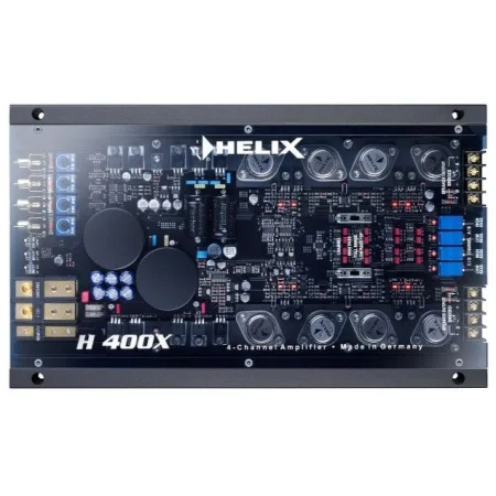 Amplificador Helix H 400X, clase AB, 4 canales