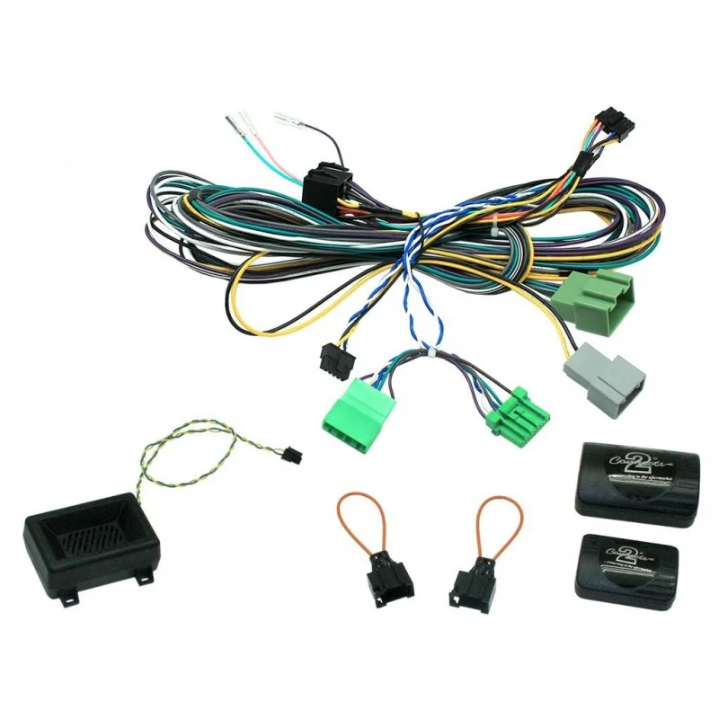 Interface mandos volante CTSVL004.2, sensores parking, sonidos alerta y bypass al amplificador de origen.