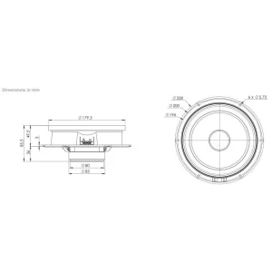 Medidas altavoces Focal ISVW180