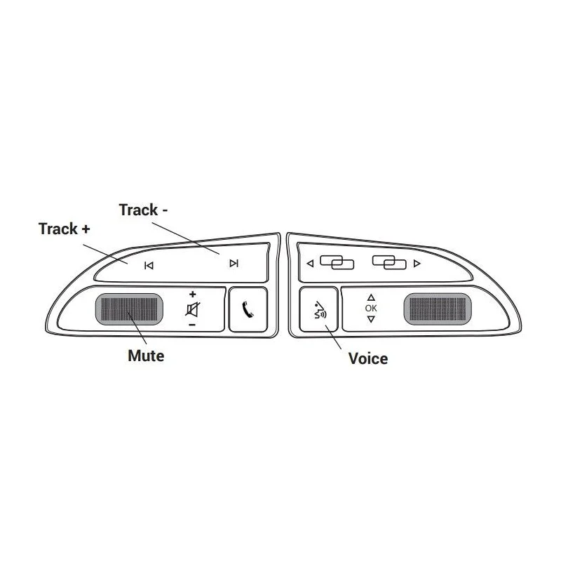 Interface mandos volante VW Golf, Polo, Crafter, Transporter