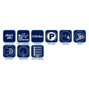 Interface mandos de volante para Land Rover Evoque años 2014 2018