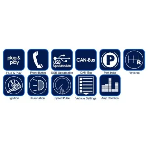 Infodapter interface mandos volante Land Rover Discovery, 2012 2016. Sistemas amplificados