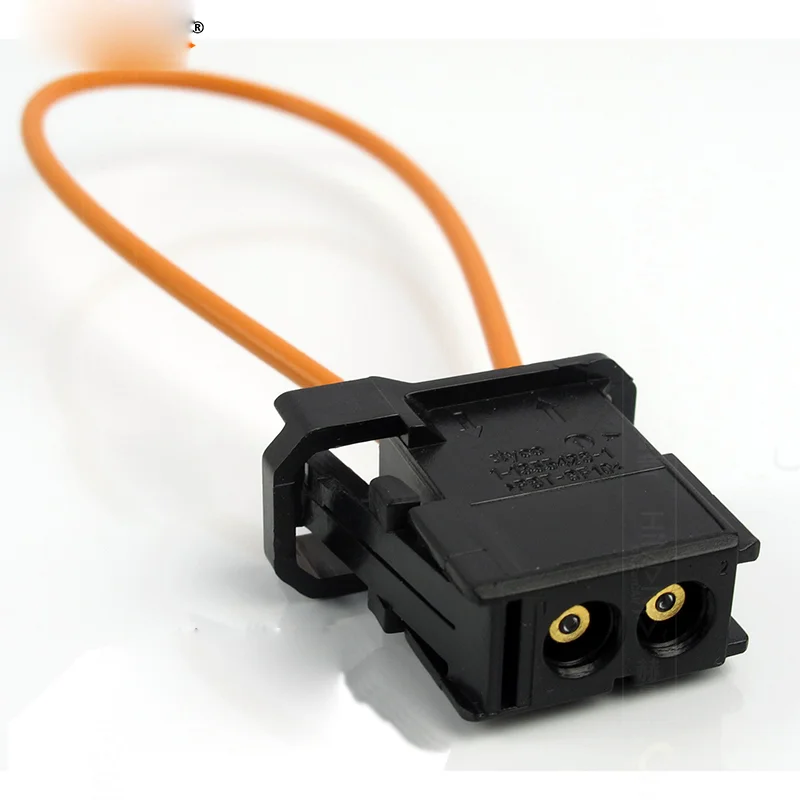 Terminación fibra óptica, conector macho