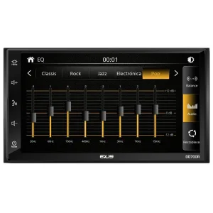 Pantalla Evus DD700R CarPlay y Android Auto.