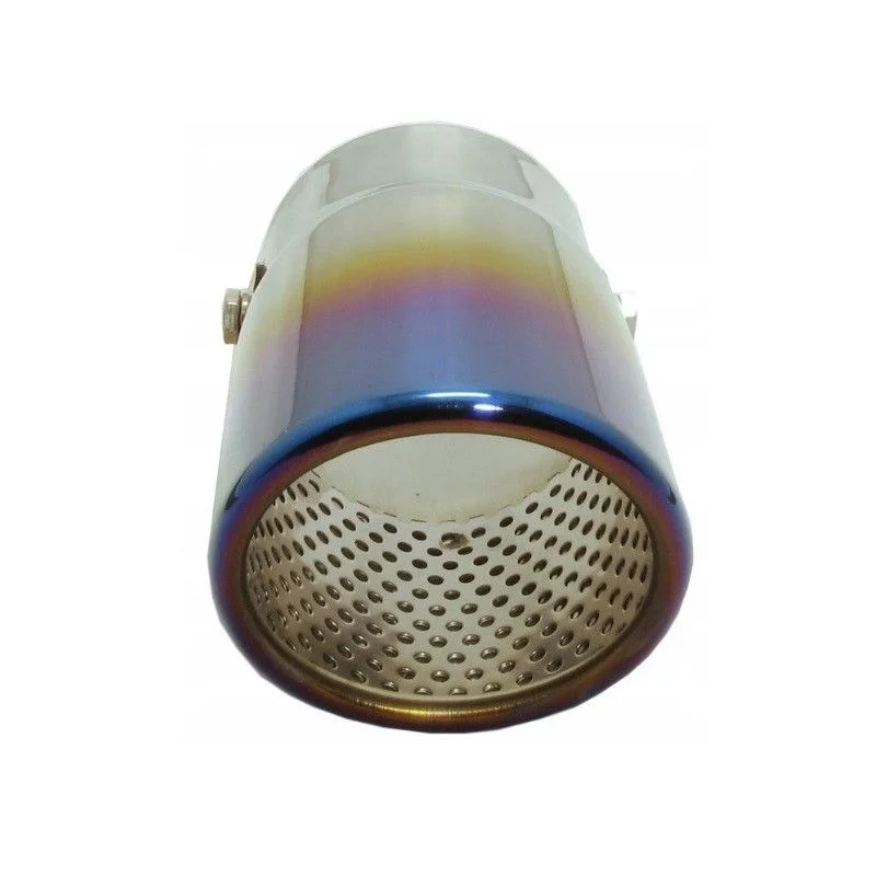 Cola escape salida color azul violeta