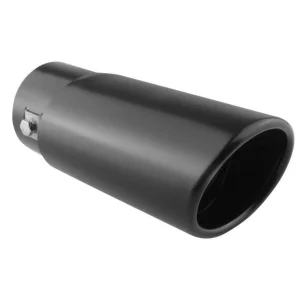 Cola escape inox, universal, acabo color negro, MT020B