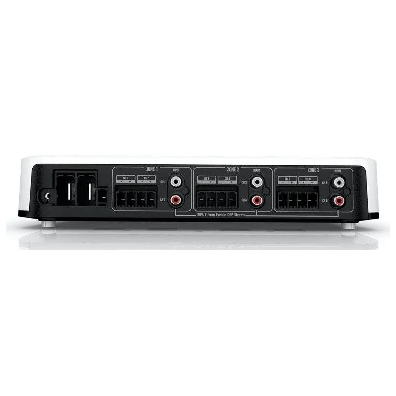Conexiones Fusion MS AP61800, Amplificador marino 6 canales