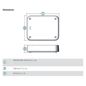 Medidas Fusion MS AP41200, Amplificador marino 4 canales
