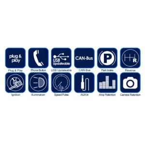 Interface mandos volante Toyota Highlander, Landcruiser, RAV4 (2014 2019)