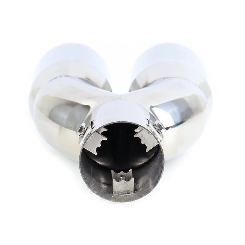 Embellecedor para cola de escape, acero inoxidable.