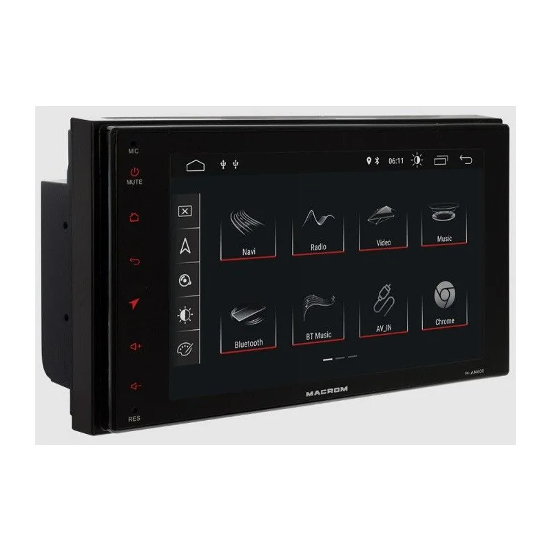 Macrom AN600, Equipo navegación, pantalla 6.2"
