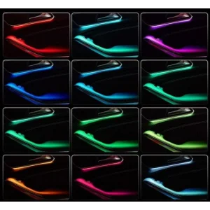 Luz LED ambiental interior Mercedes Clase A, B, CLA, GLA, año 2014. Disponible 12 colores
