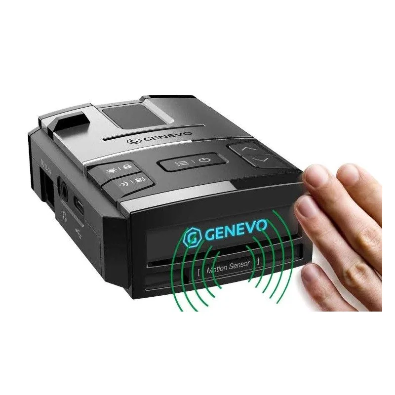Localizador radar portátil Genevo Max. Control por gestos