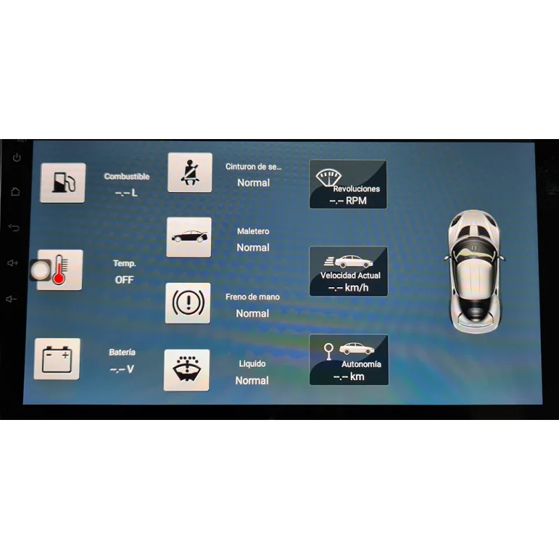 Radio navegador 1 DIN, pantalla de 10" o de 9", CarPlay y Android Auto inalámbrico.