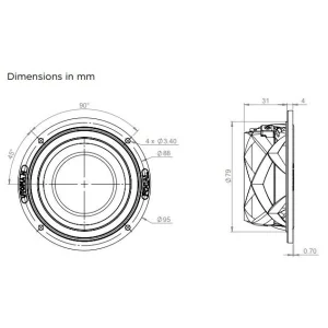 Focal 3.5WM medidas