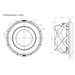 Focal SUB10WM medidas