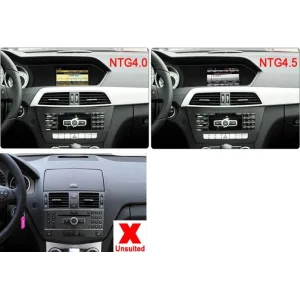 Navegador Mercedes Clase C W204/S204, 2011 2014 (NTG4.0/4.5)