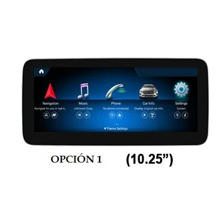 Navegador Mercedes Clase E W212, 2015/2016 (NTG5.0). Pantalla 10.25"