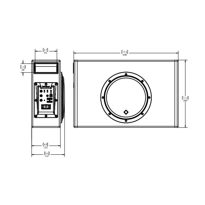 Medidas Rockford Fosgate P300 8P