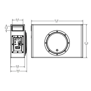 Medidas Rockford Fosgate P300 8P