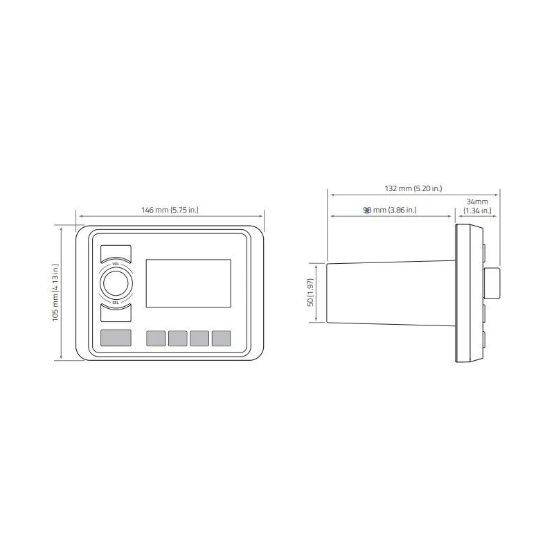 Medidas Radio marino Hertz HMR 20