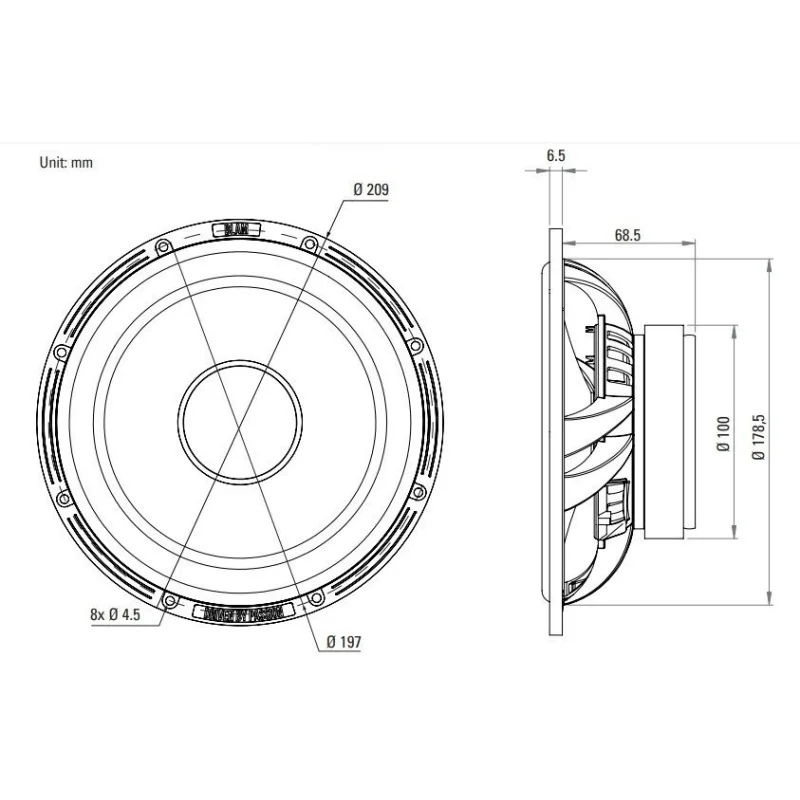 Medidas Woofer