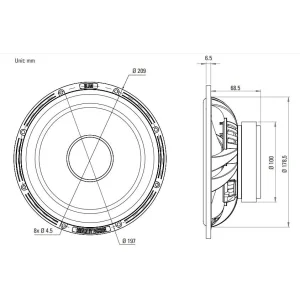 Medidas Woofer