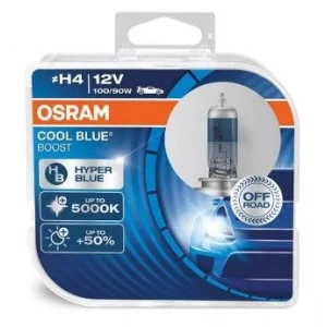 Bombilla Osram H4 12V, 100/90W, halógena