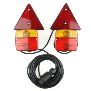 Kit luces traseras con triángulo, para remolque