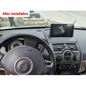 Radio navegador Renault Megane II, 2002 2008 instalada