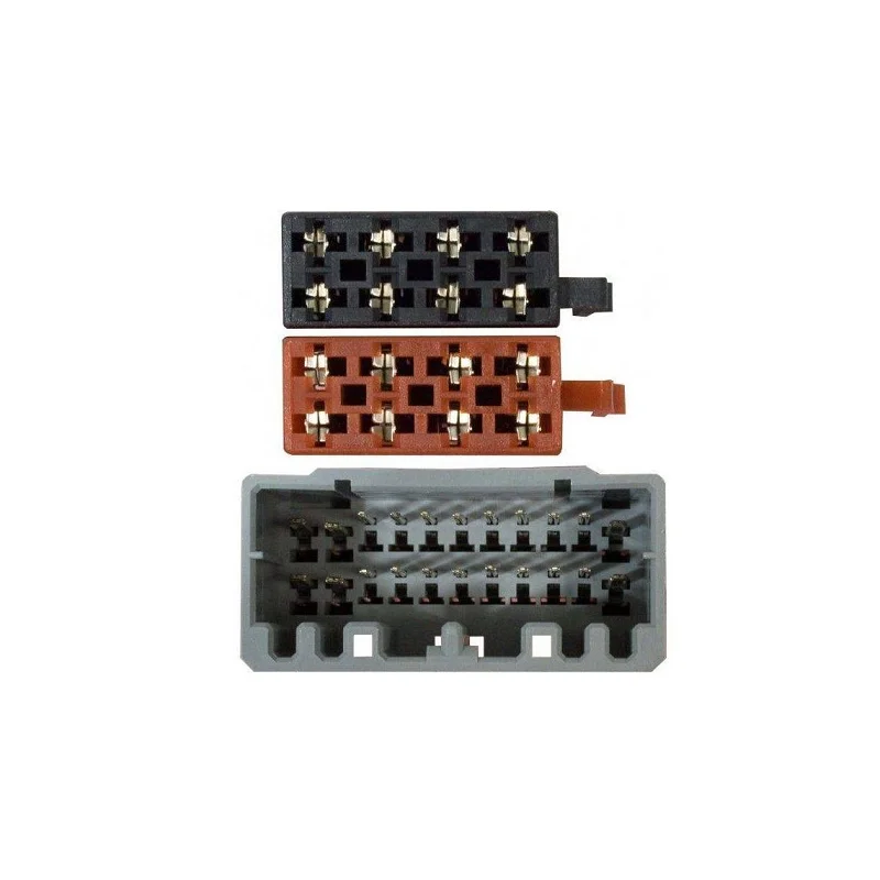 Conector ISO radio compatible con Mitsubishi, Chrysler, Dodge, Jeep