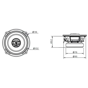 Esquema altavoces Focal ACX100