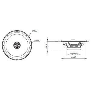 Esquema altavoces Focal ACX165S
