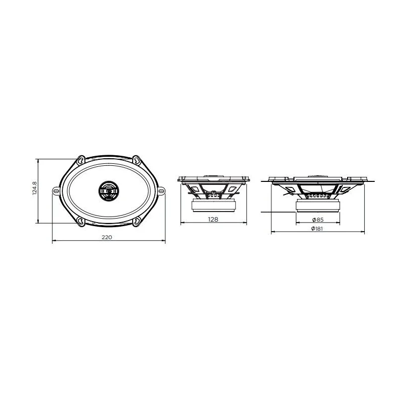 Esquema altavoces 5x7" Focal ACX570