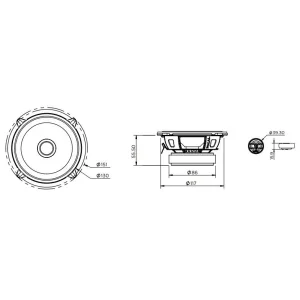 Esquema altavoces Focal ASE130