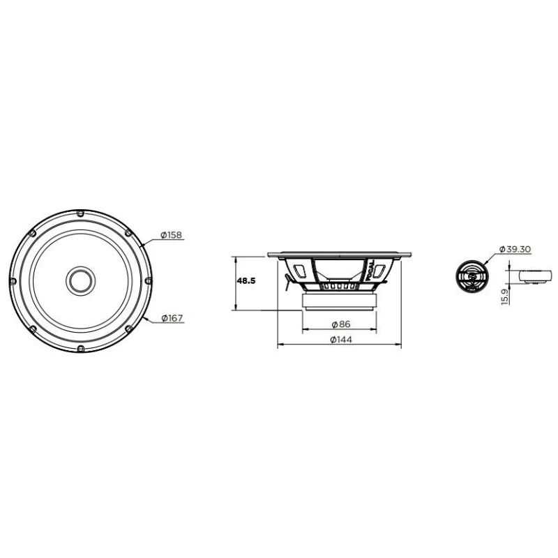 Mediodas altavoces Focal ASE165S