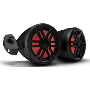 Altavoces marinos Wake Tower 16,5cm Rockford Fosgate M1WL 65MB, con LED