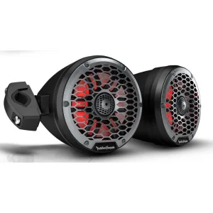 Altavoces marinos Wake Tower 6,5" Rockford Fosgate M2WL 65MB, con LED