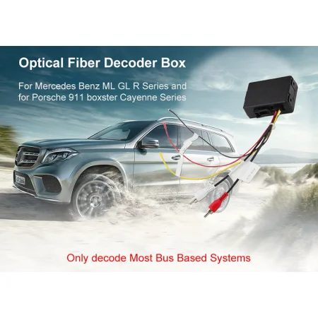 Interface fibra optica Mercedes Benz ML, GL, R, W211, W209, SLK año 2005 2011, Porsche