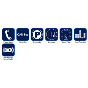 Interface Infodapter mandos volante e información Audi A4, A5, año 2008 2016