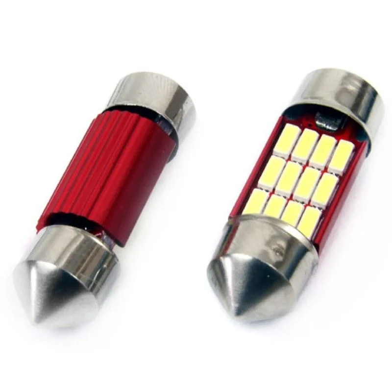Bombillas LED Canbus 4014 12SMD Festoon C5W/C10W/C3W, 31mm, 12V/24V