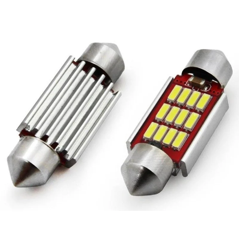 Bombillas LED Canbus 4014 12SMD Festoon C5W/C10W/C3W, 36mm, 5600K