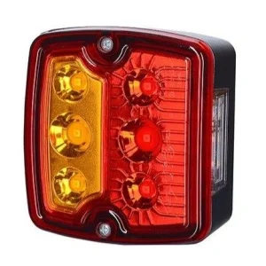Piloto trasero led remolque multifuncional, universal, homologado, 12/24V