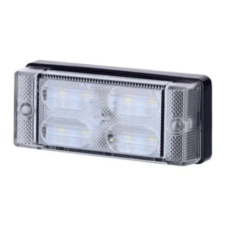 Piloto trasero LED, luz marcha atrás, 12/24V, 8 leds