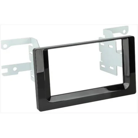 Marco frontal Toyota Auris 2016 2019, 2DIN, Negro brillante