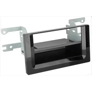 Marco frontal Toyota Auris 2016 2019, 1DIN, Negro brillante