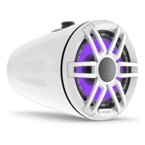 Altavoces marinos 6,5” con luz LED, Fusion. Color blanco