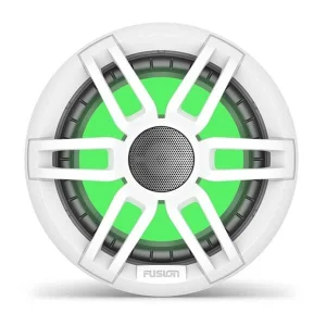 Pareja altavoces marinos Wake Tower 6,5" con LED, Fusion. Color blanco