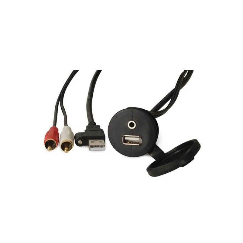 Fusion MS CBUSB3.5, Conexión USB y entrada auxiliar radios marinos